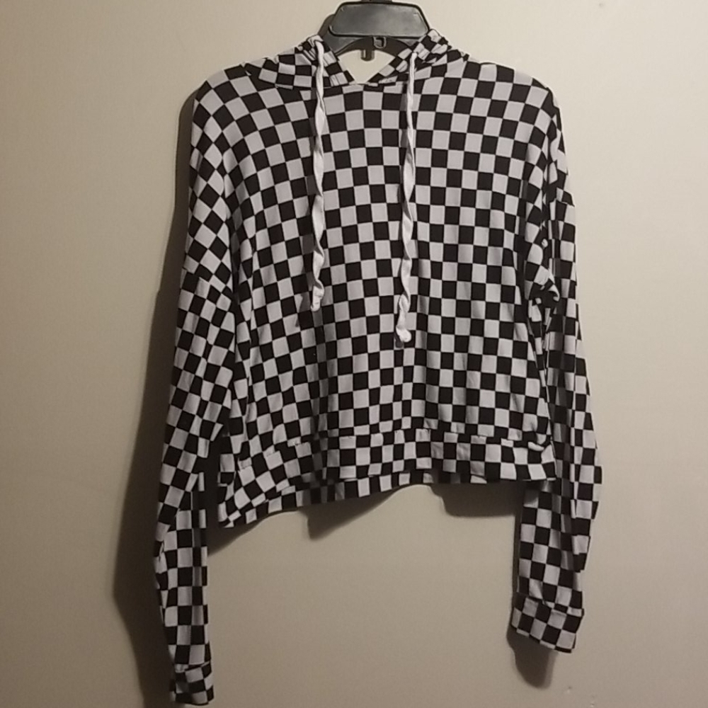 Checkers Crop Top